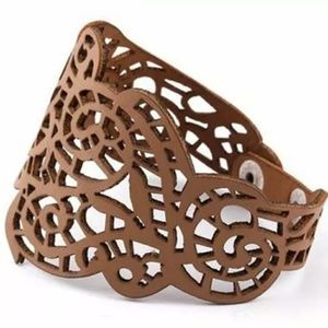 Sale 🎉 Boho faux leather cuff